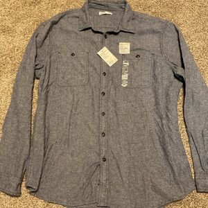 Sonoma Men's Charcoal Button-Down Shirt